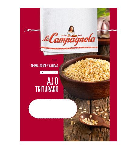 DESDE 1912 LA CAMPAGNOLA AJO TRITURADO AROMA, SABOR Y CALIDAD