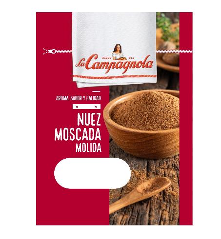 DESDE 1912 LA CAMPAGNOLA NUEZ MOSCADA MOLIDA AROMA, SABOR Y CALIDAD