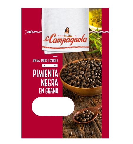 DESDE 1912 LA CAMPAGNOLA PIMIENTA NEGRA EN GRANO AROMA, SABOR Y CALIDAD