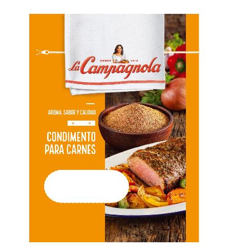 DESDE 1912 LA CAMPAGNOLA CONDIMENTO PARA CARNES AROMA, SABOR Y CALIDAD