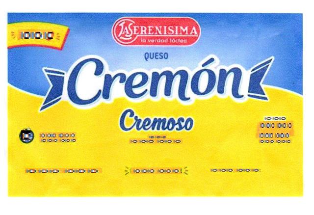 LA SERENISIMA LA VERDAD LACTEA QUESO CREMON CREMOSO