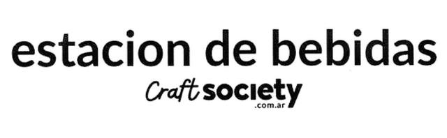 ESTACION DE BEBIDAS CRAFT SOCIETY.COM.AR