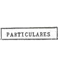 PARTICULARES