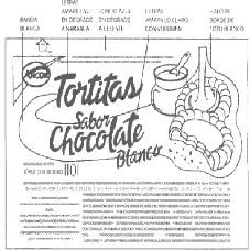 ARCOR TORTITAS SABOR CHOCOLATE BLANCO