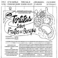 ARCOR TORTITAS SABOR FRUTOS DEL BOSQUE