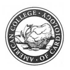 AMERICAN COLLEGE -OF CARDIOLOGY-