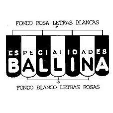 ESPECIALIDADES BALLINA