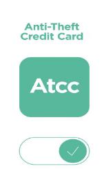 ANTI-THEFT CREDIT CARD ATCC