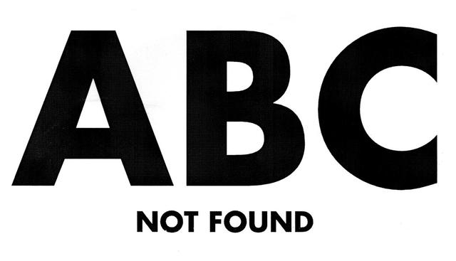 ABC NOT FOUND