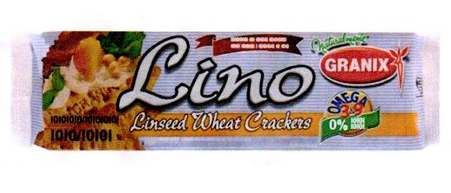 NATURALMENTE GRANIX LINO LINSEED WHEAT CRACKERS OMEGA 3 & 9 0%