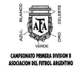 AFA CAMPEONATO PRIMERA DIVISION B ASOCIACION DEL FUTBOL ARGENTINO