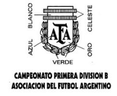 AFA CAMPEONATO PRIMERA DIVISION B ASOCIACION DEL FUTBOL ARGENTINO