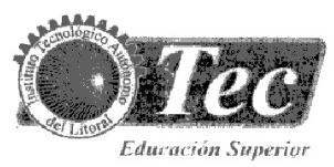 TEC EDUCACION SUPERIOR INSTITUTO TECNOLOGICO AUTONOMO DEL LITORAL