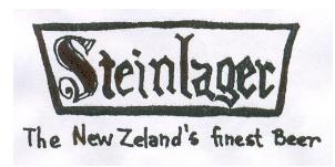 STEINLAGER. THE NEW ZELAND'S FINEST BEER