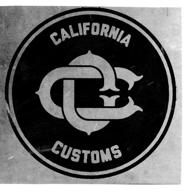 CALIFORNIA CUSTOMS C C