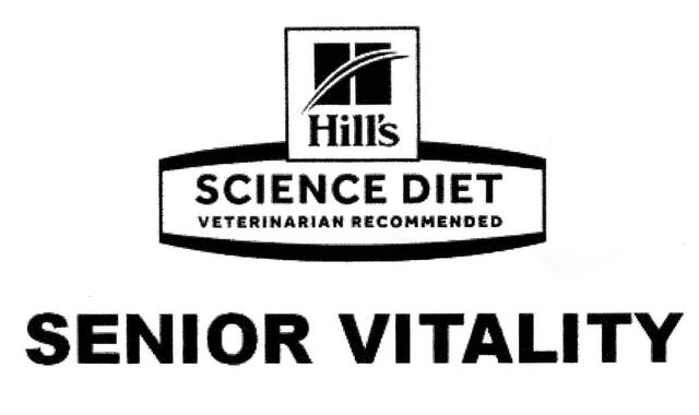 HILL'S SCIENCE DIET VETERINARIAN RECOMMENDED SENIOR VITALITY