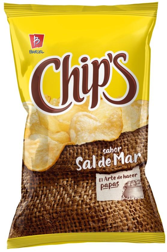 B BARCEL CHIP'S SABOR SAL DEL MAR EL ARTE DE HACER PAPAS