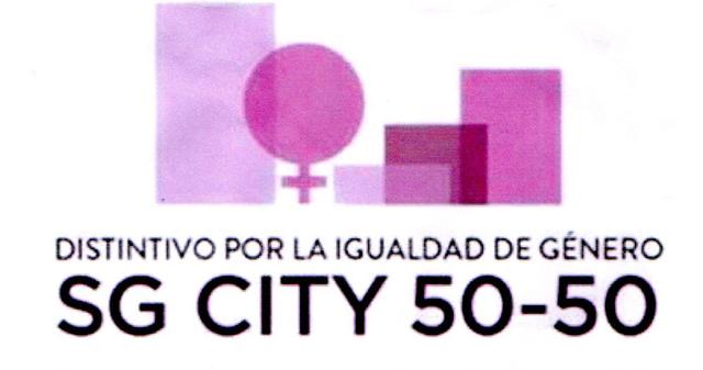 DISTINTIVO POR LA IGUALDAD DE GENERO SG CITY 50-50