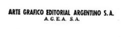 ARTE GRAFICO EDITORIAL ARGENTINO S.A. A.G.E.A. S.A