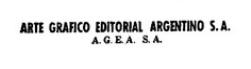 ARTE GRAFICO EDITORIAL ARGENTINO S.A. A.G.E.A. S.A