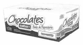 CHOCOLATES CALSA COBERTURA BAÑO DE REPOSTERIA