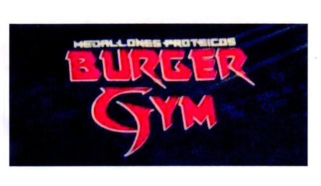 BURGER GYM MEDALLONES PROTEICOS