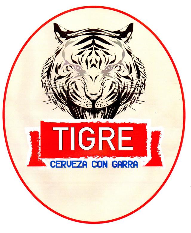 TIGRE CERVEZA CON GARRA