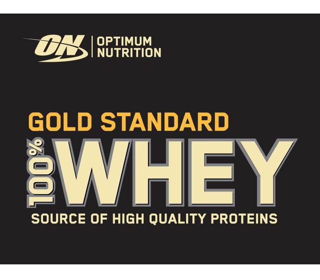 ON OPTIMUM NUTRITION GOLD STANDARD 100% WHEY SOURCE OF HIGH QUALITY PROTEINS