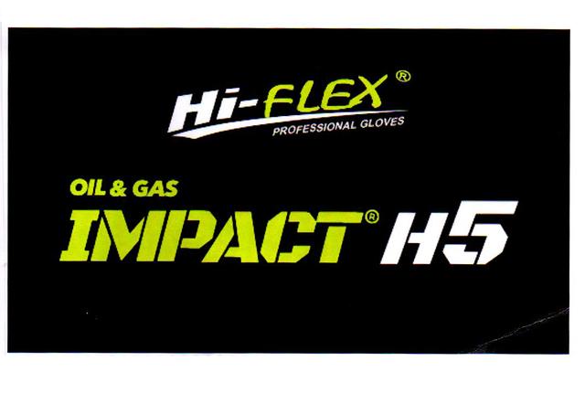 HI-FLEX PROFESSIONAL GLOVES OIL&GAS IMPACT H5