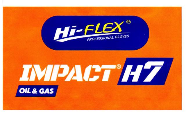 HI-FLEX PROFESSIONAL GLOVES OIL&GAS IMPACT H7