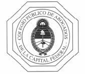 COLEGIO PUBLICO DE ABOGADOS - DE LA CAPITAL FEDERAL -