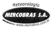 MERCOBRAS S.A. METEOROLOGIA WWW.MERCOBRAS.COM.AR