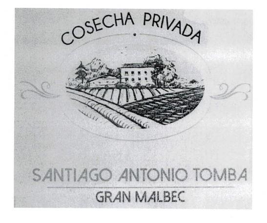 COSECHA PRIVADA SANTIAGO ANTONIO TOMBA GRAN MALBEC