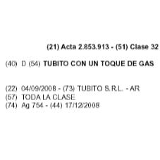 TUBITO CON UN TOQUE DE GAS