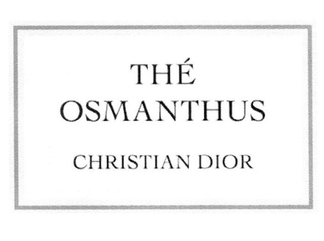 THÉ OSMANTHUS CHRISTIAN DIOR