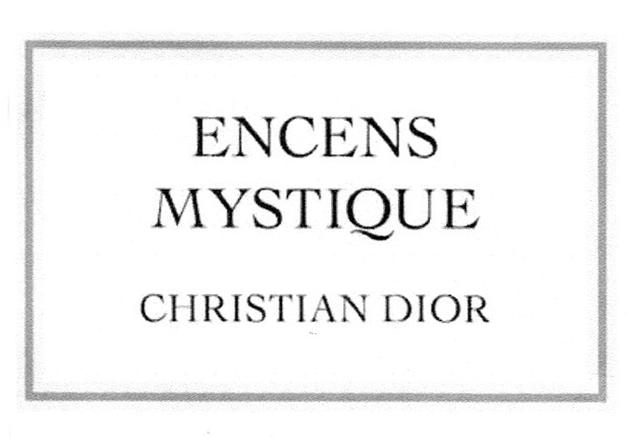 ENCENS MYSTIQUE CHRISTIAN DIOR