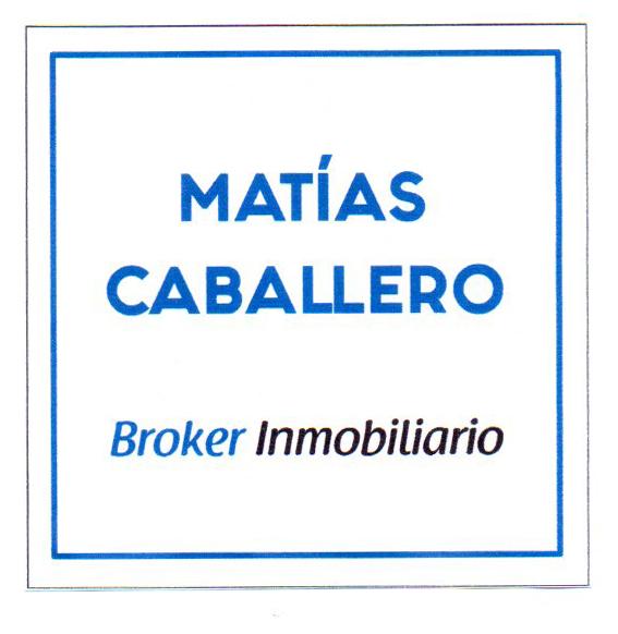 MATÍAS CABALLERO BROKER INMOBILIARIO