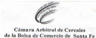 CAMARA ARBITRAL DE CEREALES DE LA BOLSA DE COMERCIO DE SANTA FE