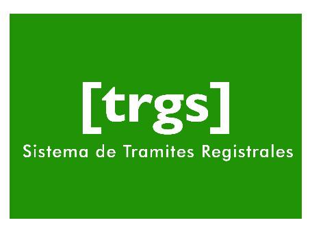 [TRGS] SISTEMA DE TRAMITES REGISTRALES