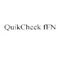 QUIKCHECK FFN