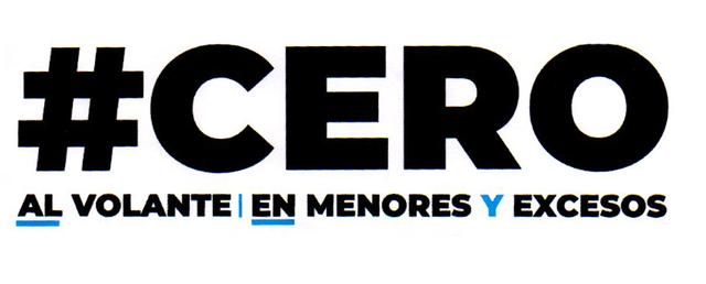 # CERO AL VOLANTE EN MENORES Y EXCESOS