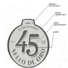 ESTABLECIMIENTO 45  SELLO DE ORO DESDE 1925 M.R.