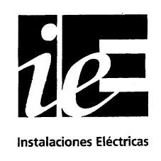 IE INSTALACIONES ELÉCTRICAS