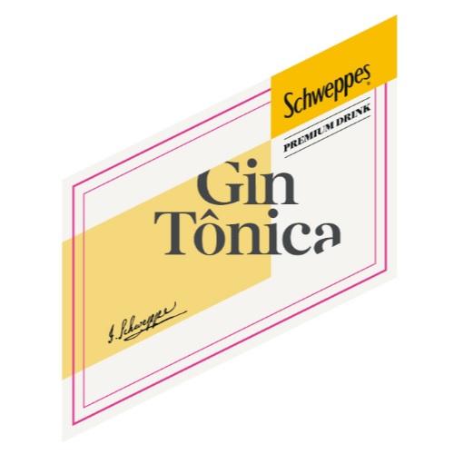 SCHWEPPES PREMIUN DRINK GIN TONICA J. SCHWEPPES