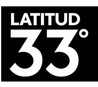 LATITUD 33º