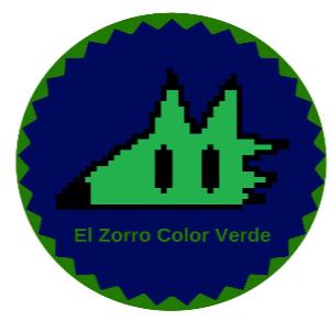 EL ZORRO COLOR VERDE