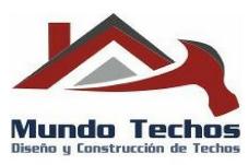 MUNDO TECHOS DISEÑO Y CONSTRUCCIÓN DE TECHOS