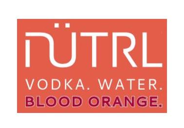 NÜTRL VODKA. WATER. BLOOD ORANGE.