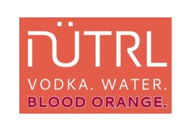 NÜTRL VODKA. WATER. BLOOD ORANGE.