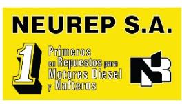 NEUREP S.A. 1 PRIMEROS EN REPUESTOS PARA MOTORES DIESEL Y NAFTEROS NR